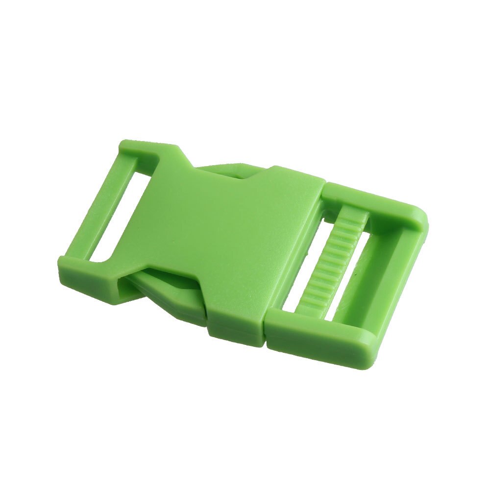 Mochila desmontable interna arqueada de plástico con hebilla de cinturón, accesorios de viaje, bolsa deportiva con hebilla, 25mm, 5 uds.: grass green