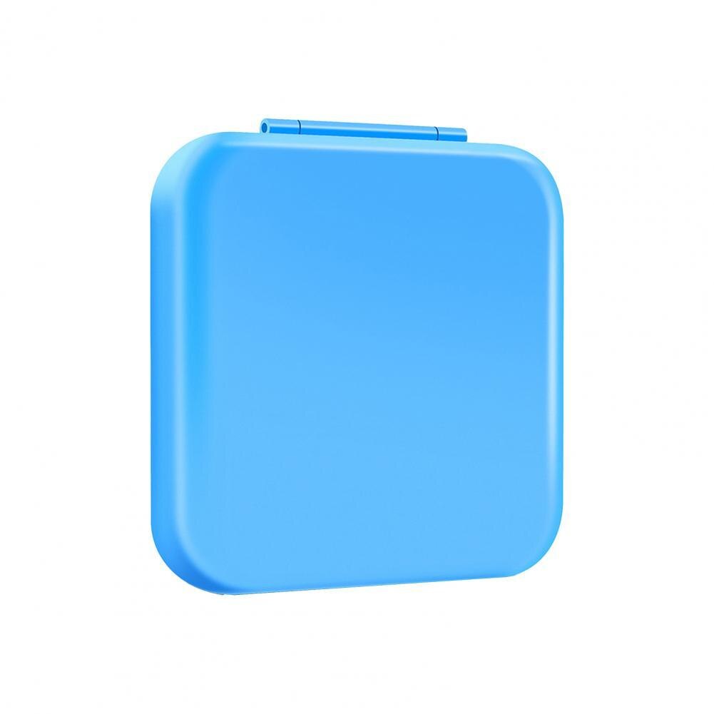 Voor Schakelaar 24 Game Cassette Opvallende 24 Game Houder Soft Liner Abs Compact Size 24 Card Box Handig game Case: Blauw