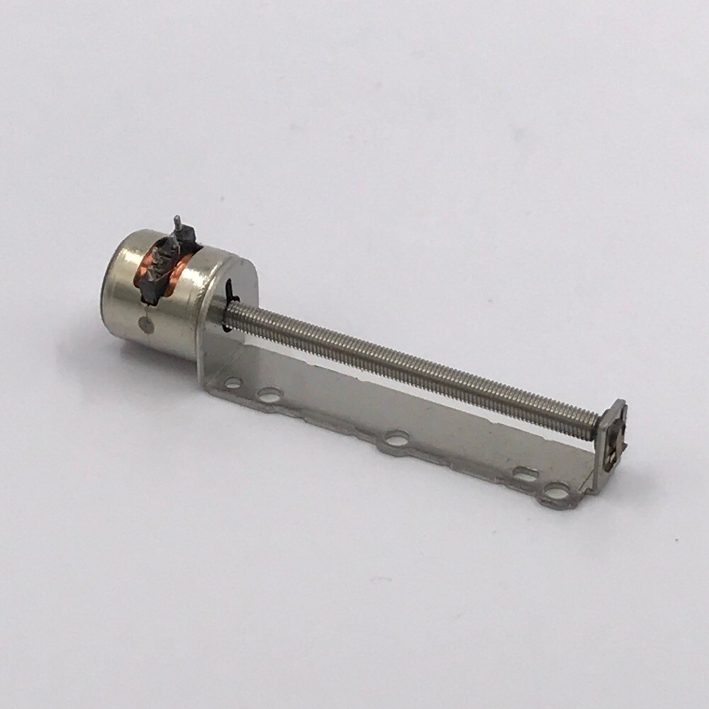 Micro Precision Linear Screw Stepper Motor Mini 8mm 2-Phase 4-Wire Stepping Motor 2mm Diameter Long Shaft
