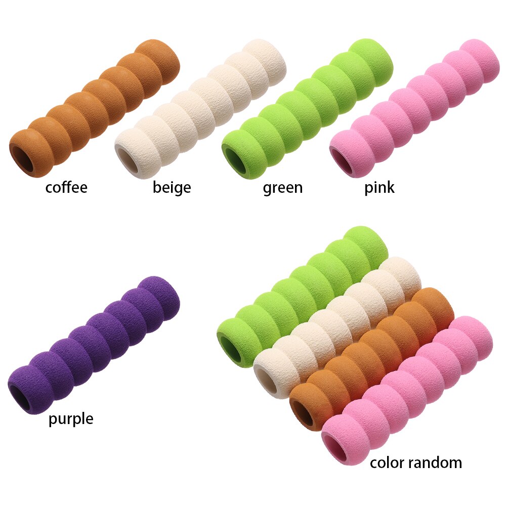 2/5 Pcs Soft Foam Door Handle Protector Elastic Door Handle Cover Spiral Doorknob Guard Anti-collision Door Stopper Baby Safety