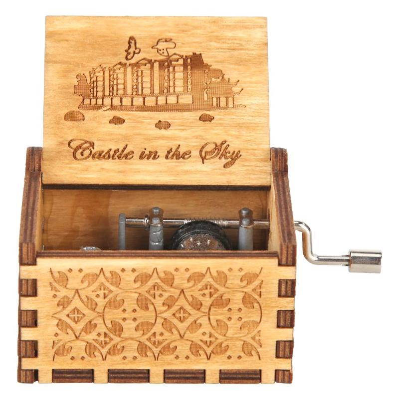 retro drewniana ręka łukowaty pozytywka sława znakomity wystrój salonu domowe dekoracje na imprezę prezent urodzinowy dla dzieci