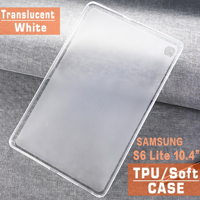 Voor samsung tab  s6 lite 10.4 inch screenprotector voor galaxy tab  s6 lite 10.4 sm-p610 p615 gehard glas guard flim: Wit