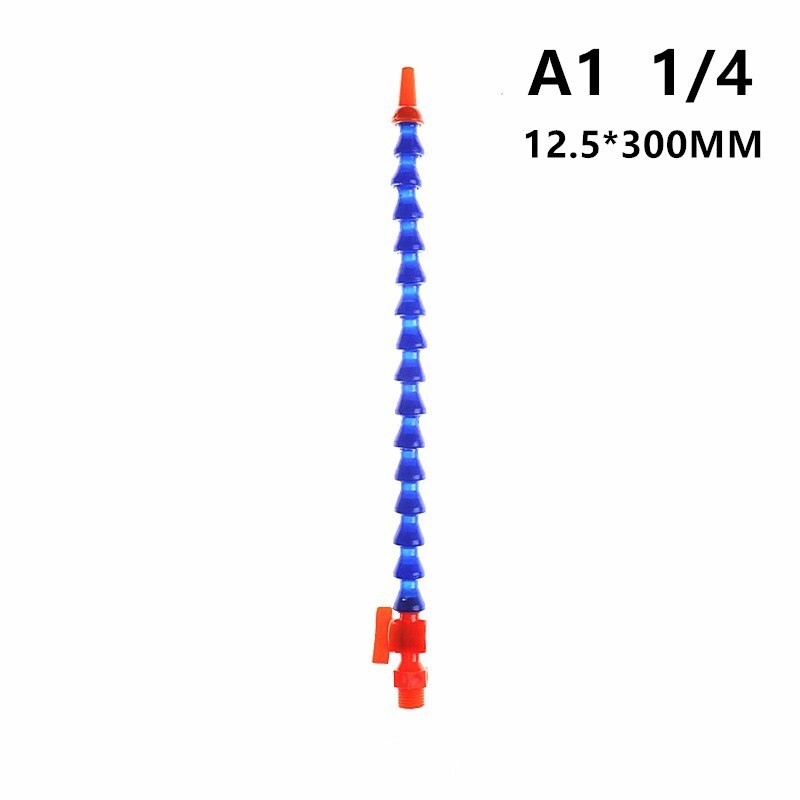 1Pc 300Mm Universele Draaibank Plastic Flexibele Verstelbare Water Olie Koelvloeistof Pipe Slang Ronde Nozzle Bougie Tube condensor: A1