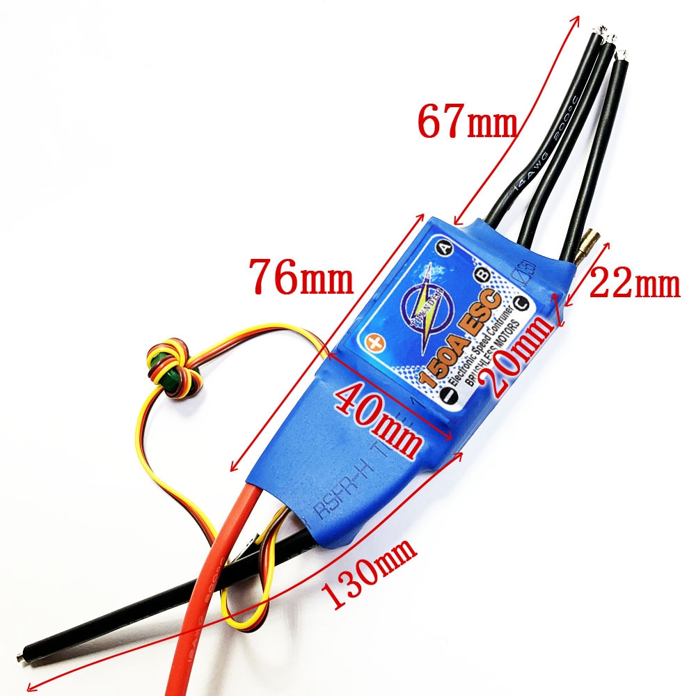 150a schweizisk borstlös motor vattenkylning esc 5a 5v bec 3-6s vattenkylningssystem för rc båt jet fartygsdelar