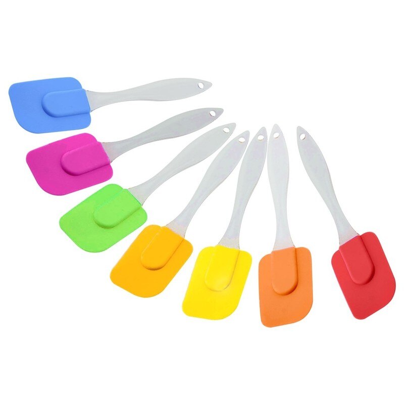 1PC Silikon Kuchen Schaber Multi zweck Schaber Spachtel Utensil Kochen Backen Hohe Temperatur Widerstand Pinsel Küche
