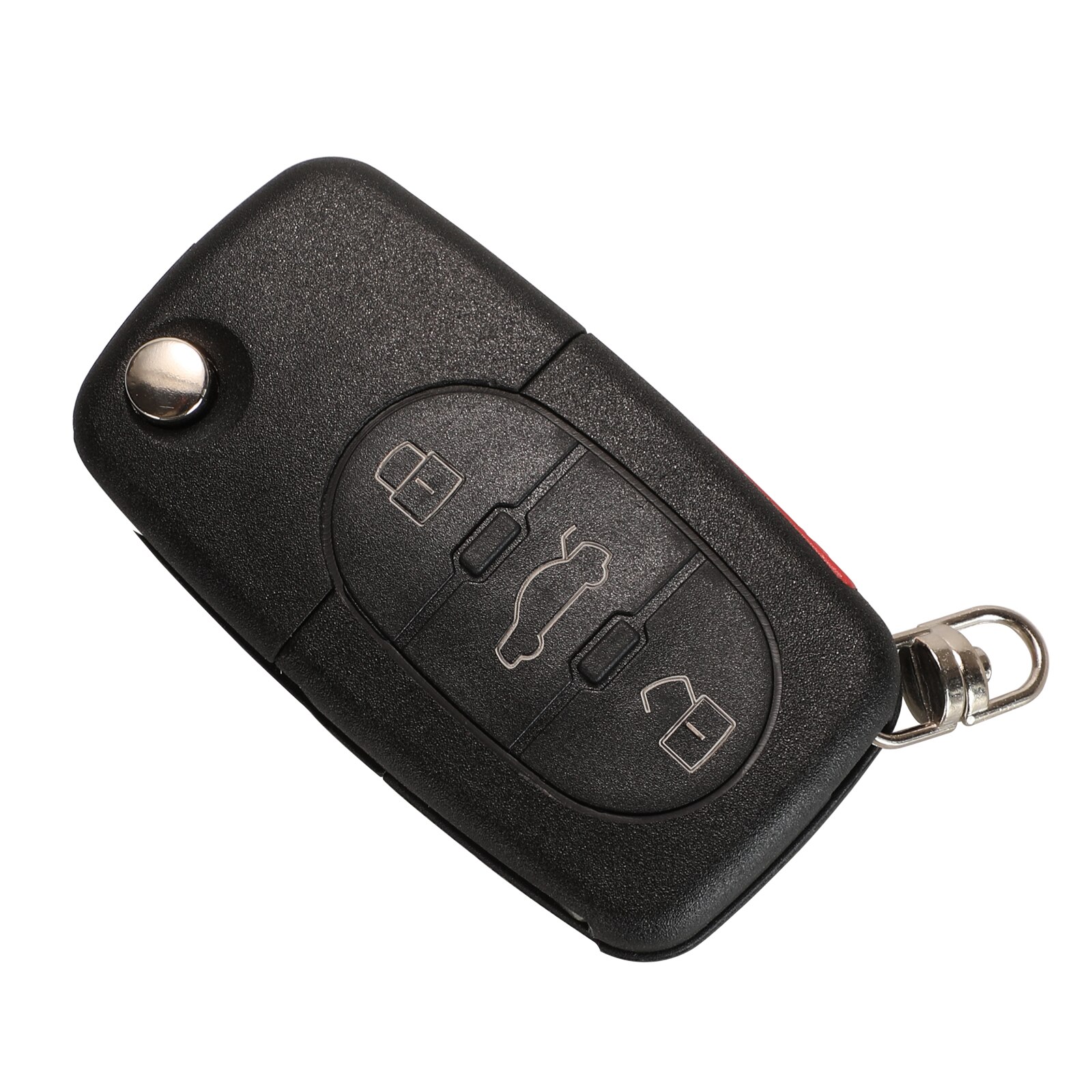 Kutery 3+1 Buttons Remote Flip Car Key Shell Case Fob For VW Volkswagen Passat Jetta Golf Beetle 1998 1999 2000 2001