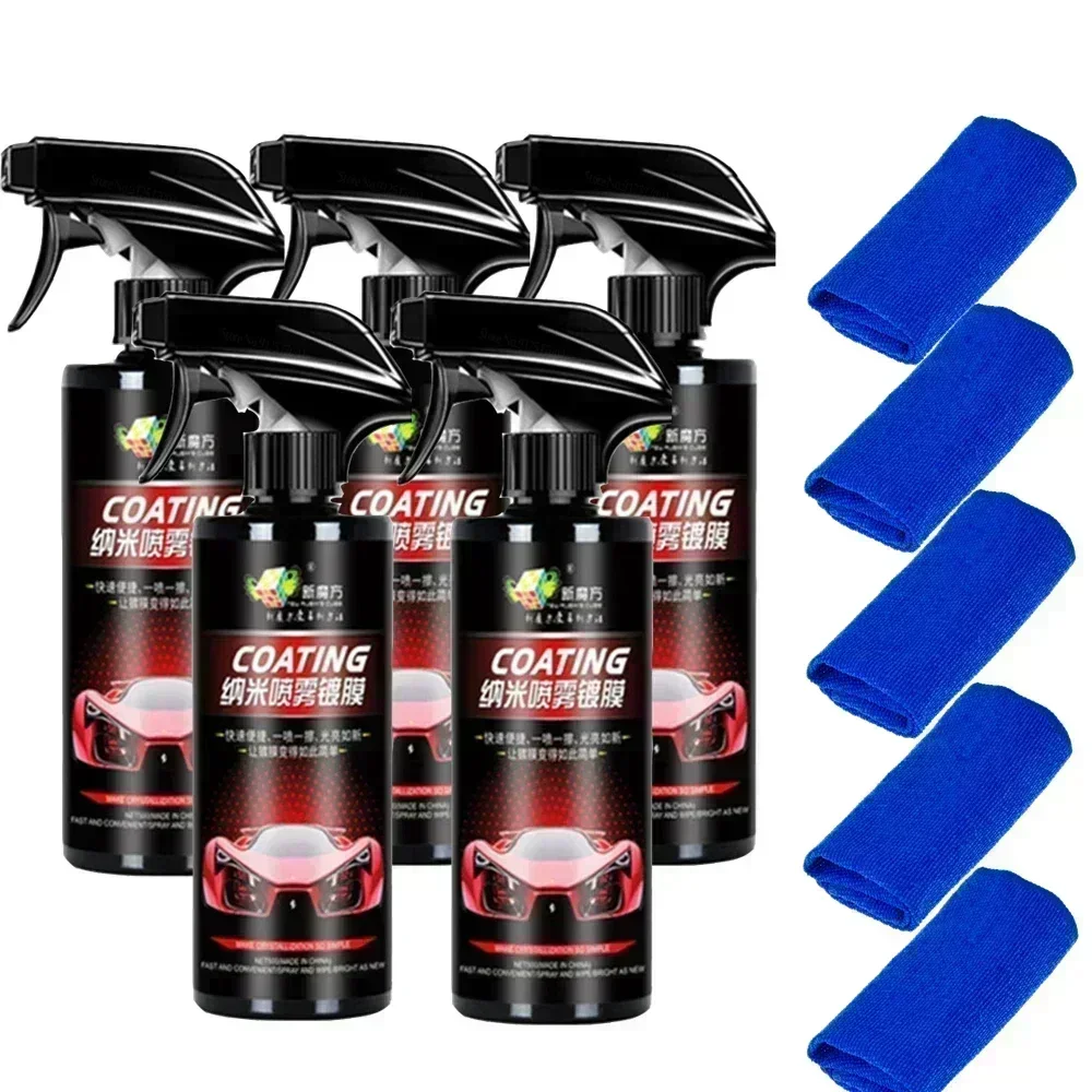10H Keramik Auto Beschichtung 500ML Nano Flüssigkeit Glas Überzogene Kristall Hydrophobe Wasserdichte Polieren Farbe Härte Auto Polnischen Wachs