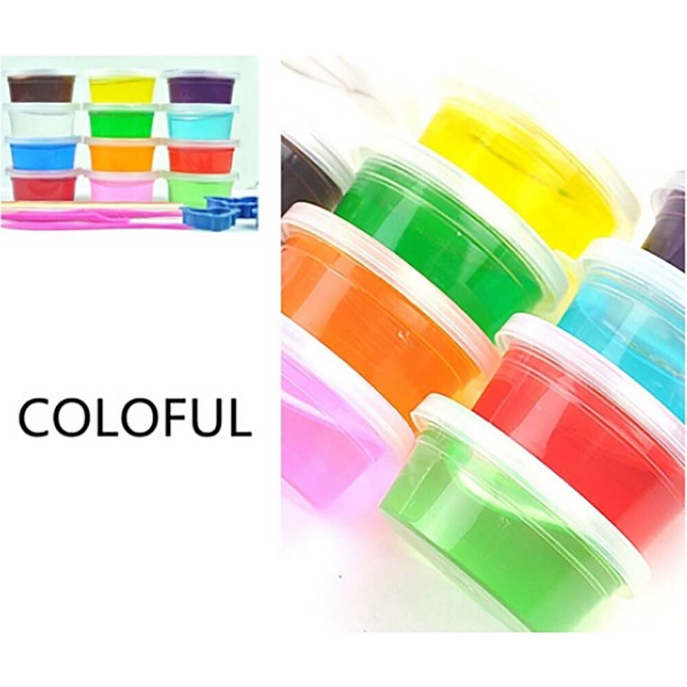 Clay Slime Diy Crystal Mud Play Transparent Magic Plasticine Kid Toys Kids Toys For Children Plasticine Cloud Craft Antistress