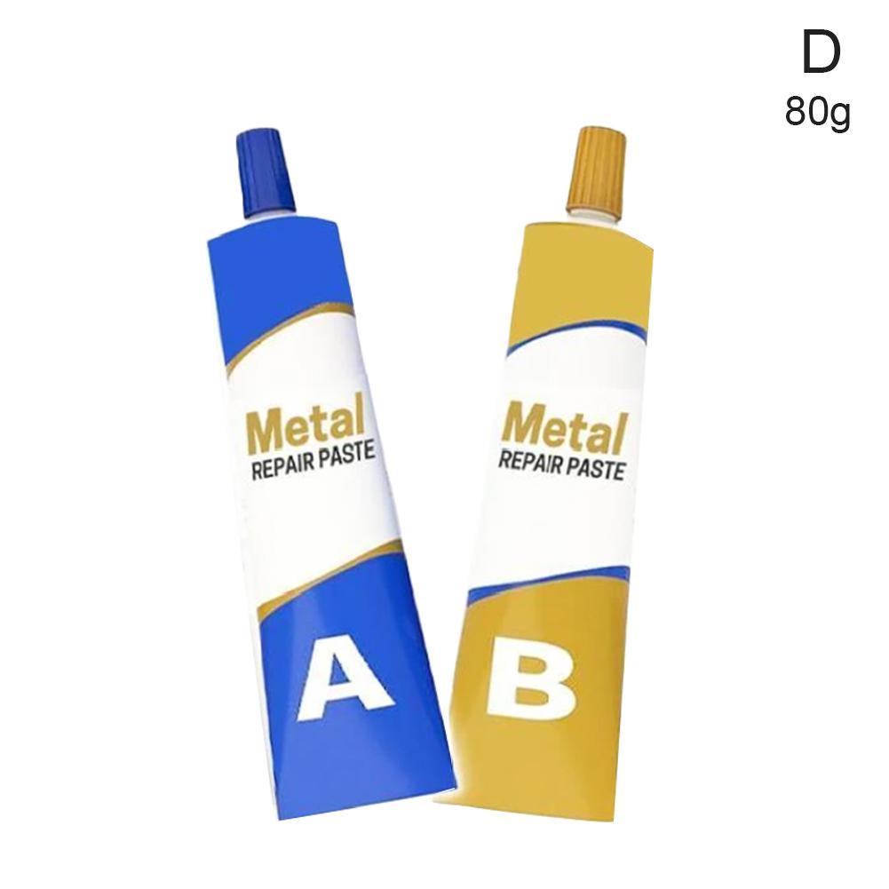 1PC Permanent Metal Repair Paste Set Industrial Repair Paste Glue Heat Resistance Cold Weld Metal Repair Paste 20/50/80/100g: 80g