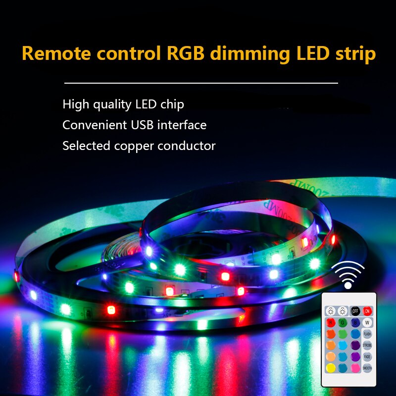 Led Verlichting Met 16 Kleuren Afstandsbediening Waterdichte Rgb Verlichting Met Usb Phantom Neon Decoratieve Zachte Verlichting