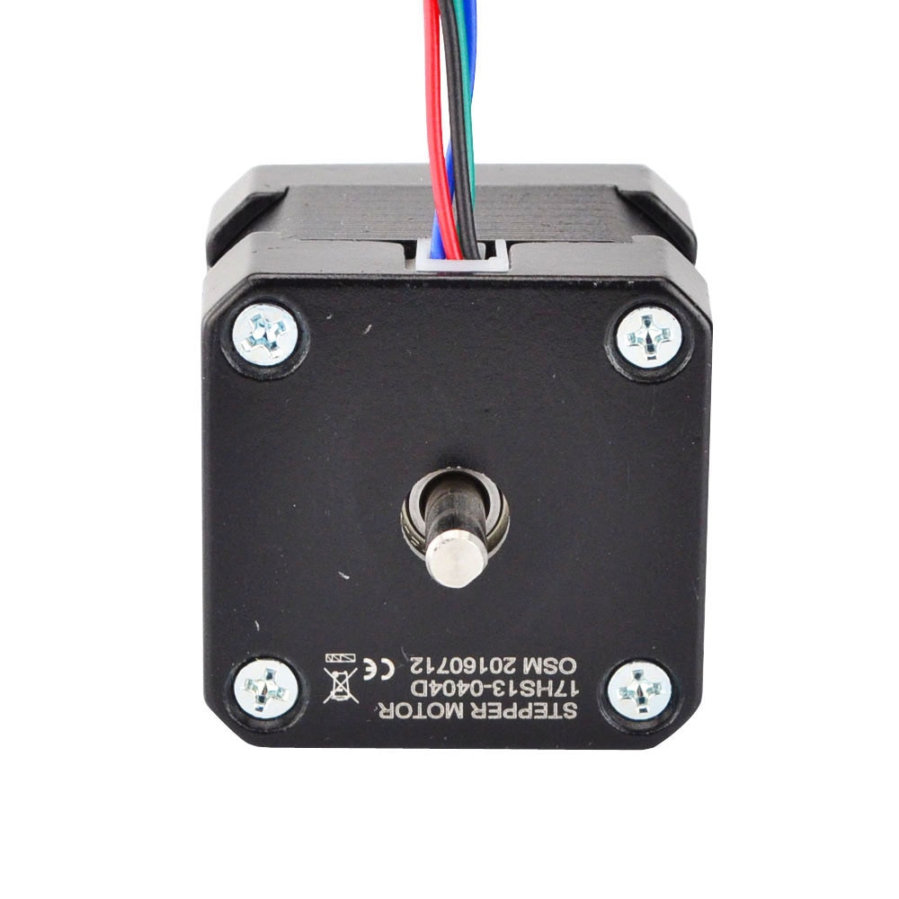 Dual Shaft Nema17 Stepper Motor 34mm 26Ncm Nema 17 Step Motor 0.4A 12V 4-lead for DIY CNC 3D Printer