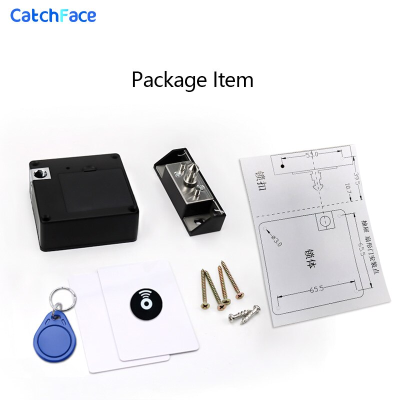 Cabinet Lock Invisible Electronic RFID Lock,Hidden Door lock Keyless Inivisble RFID Locker Castle Furniture Cabinet,Drawer Lock