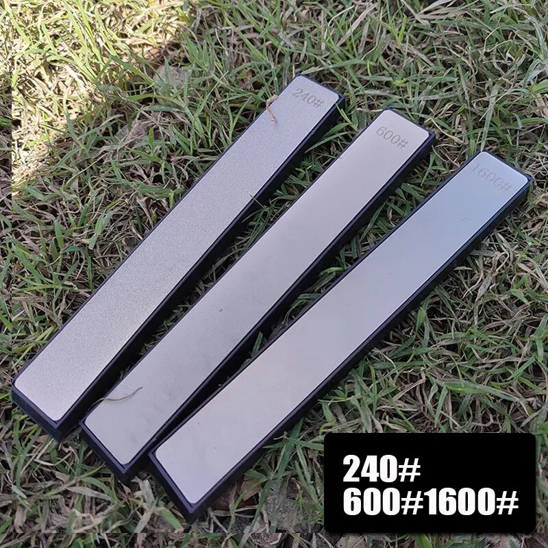 [3PCs] Diamond Stones Grinding Blade Multi-Purpose Outdoor Sharpener Fixed Angle Sharpener Dedicated to Making Correction Stones: Yellow