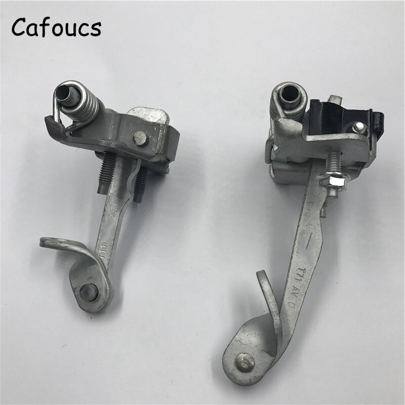 Cafoucs-limitador de Tope de puerta delantero y trasero para coche, bisagra de correa de control para Peugeot 206 207 y Citroen C2, piezas