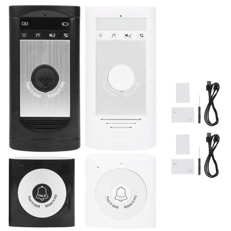 Deurbel Camera Draadloze 2-Weg Intercom Deurbel Laag Stroomverbruik Home Security Systeem