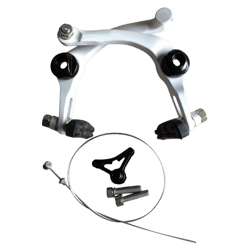 BMX brake bicycle parts BMX parts alloy aluminum V brake U brake rear brake SCJ010: White Rear  brake