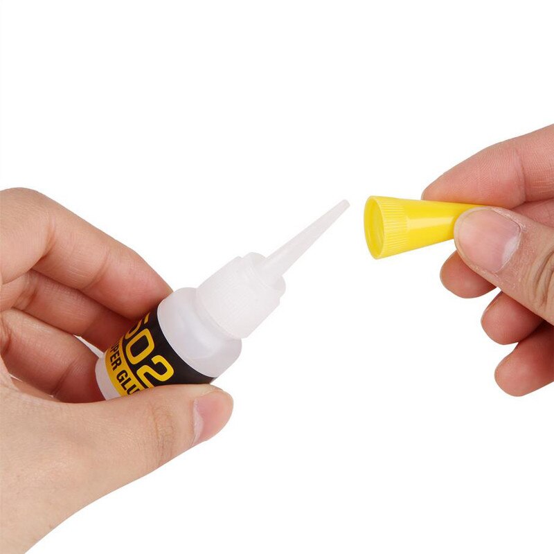 50Pcs Super Strong 502 Glue Rubber Fabric Plastic Paste Wood Epoxy Resin Cyanoacrylate Adhesive Quick Bonding Cement Gum Sealant