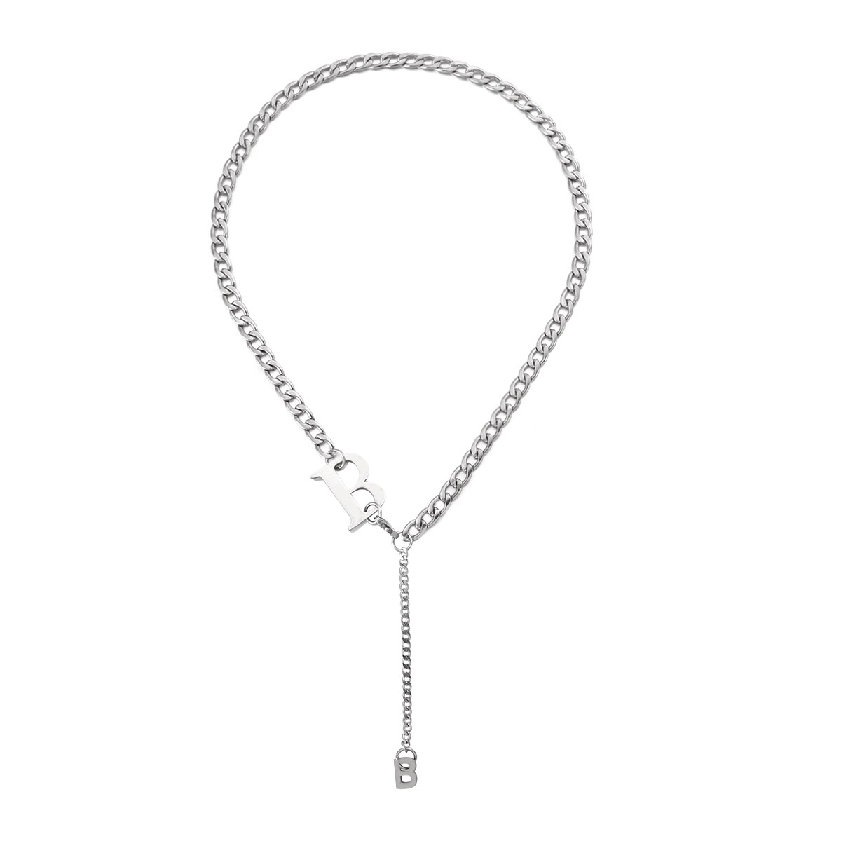 Flashbuy Gold Silber Farbe Kette Halsband Halskette Frauen Transparente Acryl Anhänger Halsketten Hüfte hüpfen Jewlery