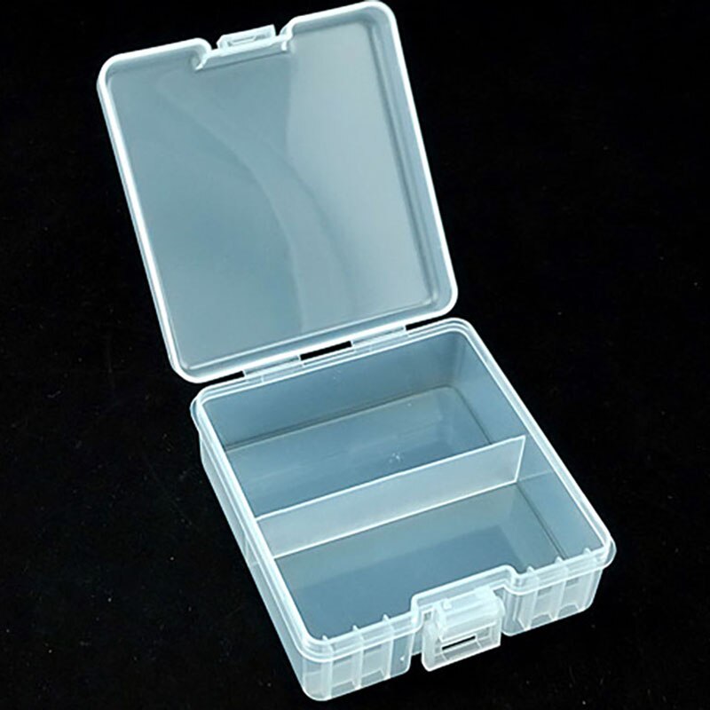 Portable Transparent Hard Plastic Case AAA Batteries Storage Case Holder Storage Battery Box For 100 pcs AAA Battery DIY