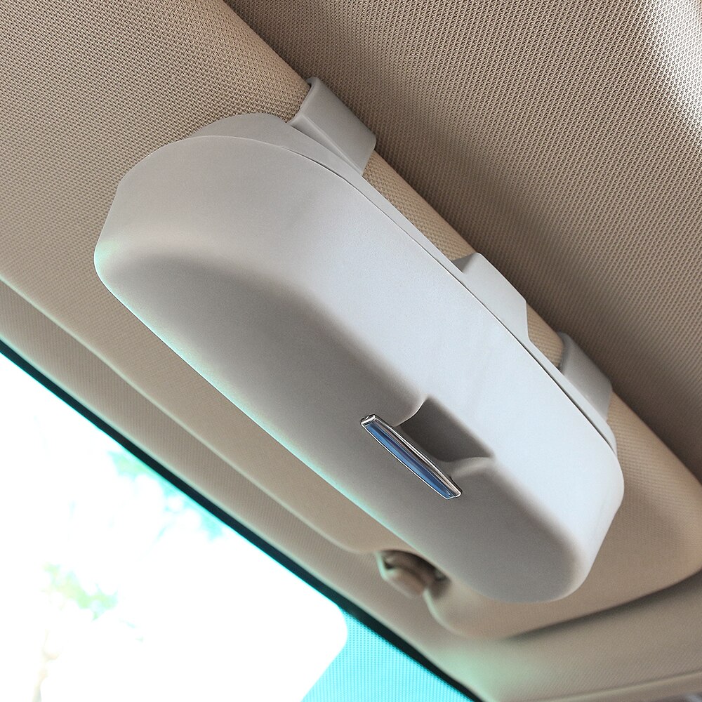 Glasses Case Organizer Box Sunglasses Holder Storage Pockets For Ford Focus MK2 MK3 MK4 ST Fiesta Ecosport Everest Mondeo Kuga