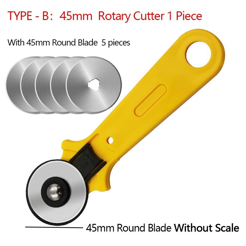 28/45mm Fabric Leather Cutter Leather Craft Sewing Accessories DIY Sewing Tools Circular Cut Rotary Cutter Blade Patchwork