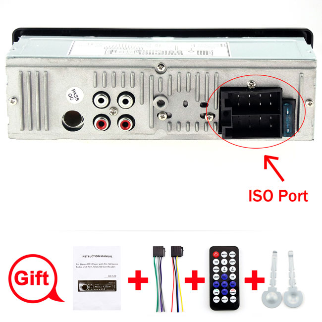 Bluetooth Autoradio Autoradio Radio FM Aux Ingang Ontvanger SD USB JSD-520 12V In-dash 1 din Auto MP3 Multimedia Speler Automotivo: Default Title