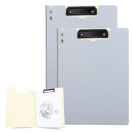 2pcs File board folder information test paper storage a4 roll plywood pad student writing office supplies: NO5
