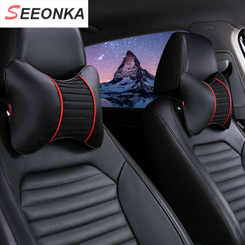 Coussin repose-tête de voiture 2 pièces, repose-nuque, oreiller de voyage, soulage la Fatigue, oreiller médical pour conducteur en coton Pp