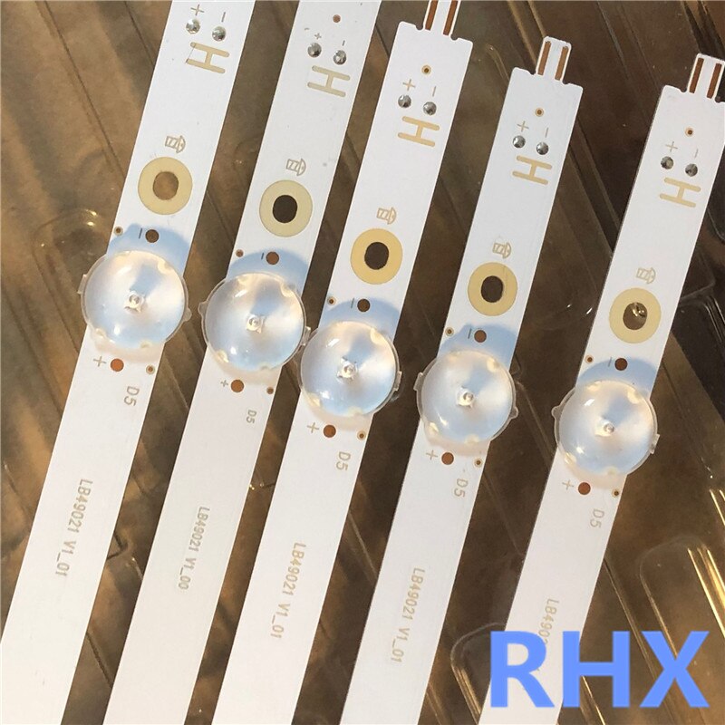 10 PCS/set LED backlight strip for 49PUS7503 49pus6162/12 LB49023 V1_00 V0_00 3A6560010EA0 3A6560000EA0