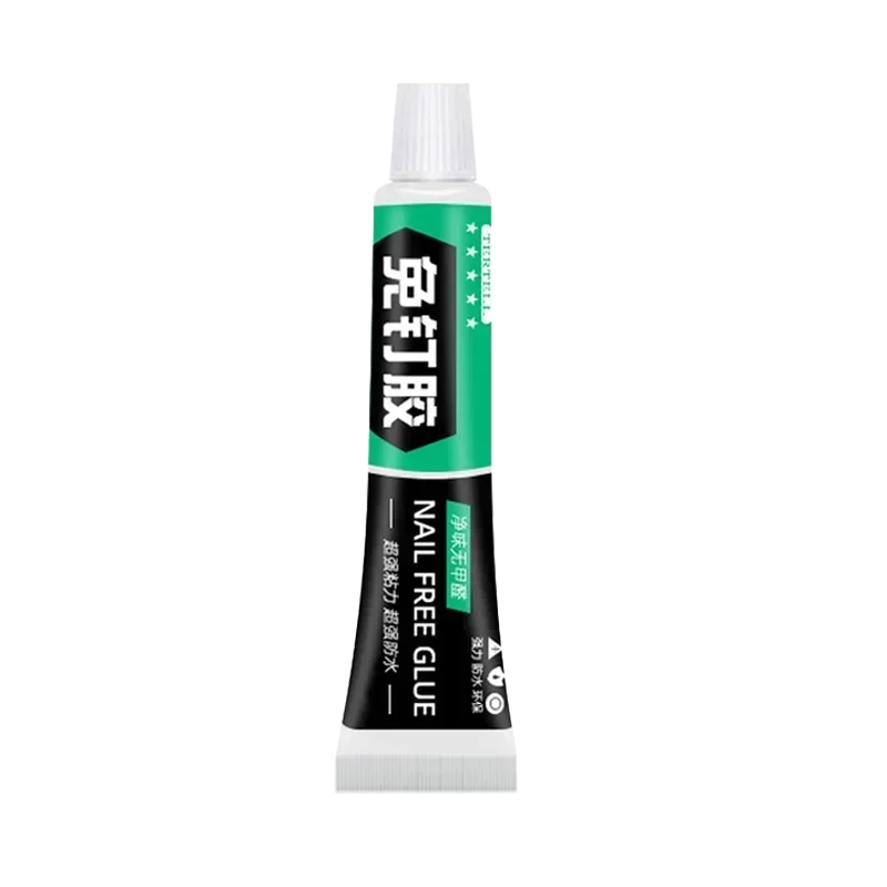 6 ml nagelfreier, geschmacksneutraler, wasserfester weißer Kleber, starker Multi-Spec-Glaskleber, multifunktionaler Haushaltskleber: Rot