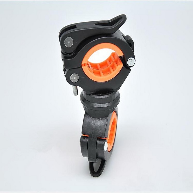 Mount Bike Cycling 360 Degree Rotatable bicycle clamp Flashlight LED Torch Light Holder Grip