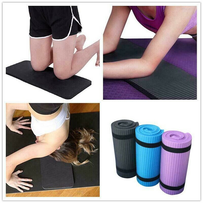 3- farvet skridsikker nbr yogamåtte træningssportsmåtte til fitnesscenter hjem smagløs pude 60 x 25 x 1.5cm