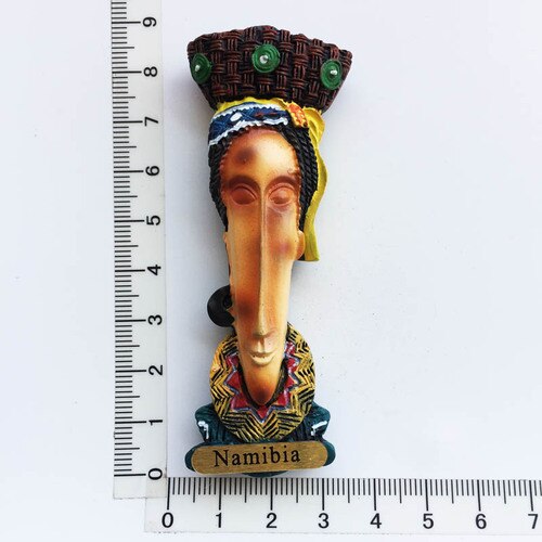 Afrika namibia turist køleskab magnet souvenir 3d harpiks køleskab magneter til køkken tilbehør dekoration hjem: 3