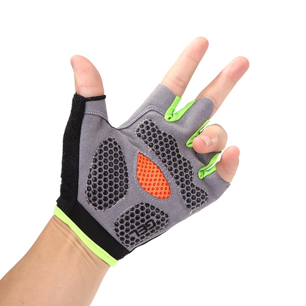 Cycling Gloves Bicycle Half Finger Gloves Anti-slip Outdoor Sports Mesh Breathable Cycling Climbing Sports Glove for Men Women