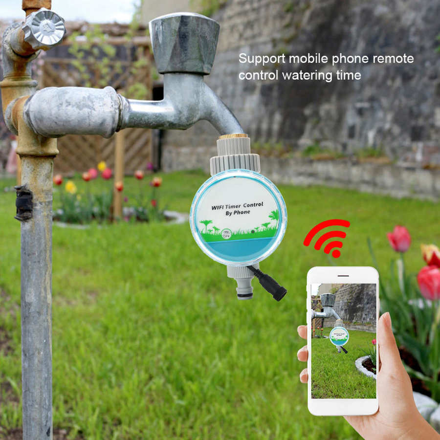 garden water timers 5V WIFI Phone Remote Irrigation Watering Controller Solenoid Valve Controllers for Garden irrigator
