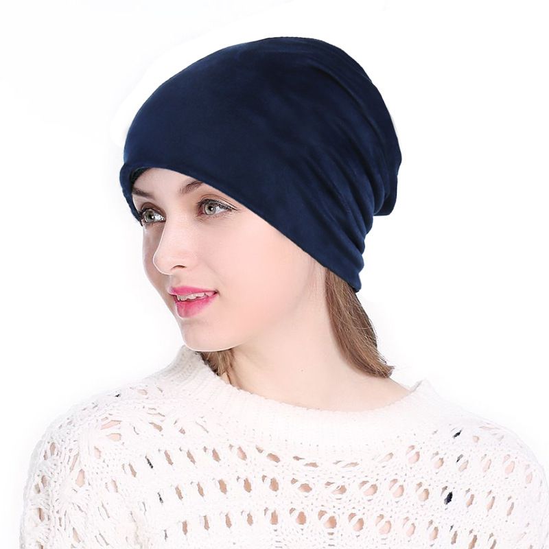Winter Cap Beanie Hat Skull Cap Fietsen Cap Zachte Lichtgewicht Eportable Fluwelen Hoofddoek Hoed Hoofddeksels Vrouwen Mannen Outdoor: Q