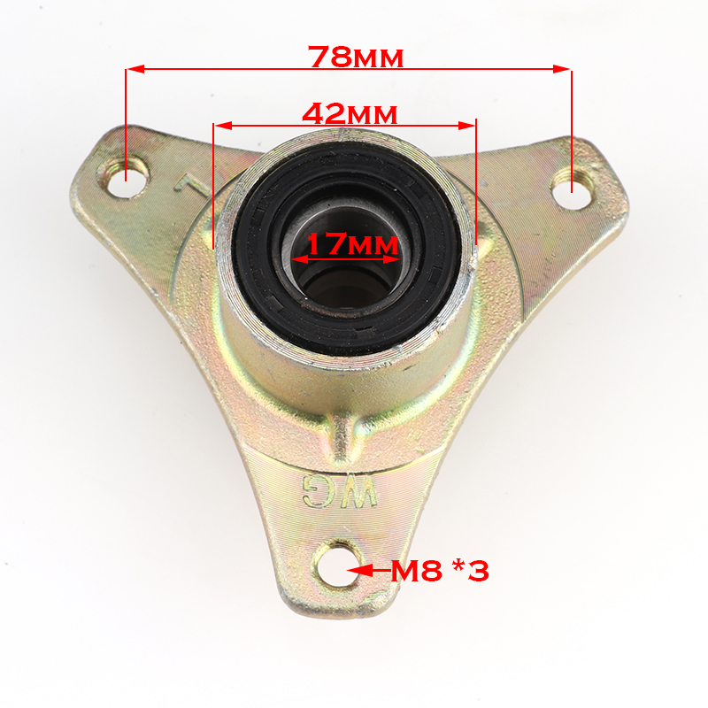 5 "6" M8 * 3 Stud Wielnaaf Voor 15mm/17mm Achter 17T Voor 50cc 70cc 90cc 110cc 125cc 168 200F Go Kart Mini Kids ATV Quad Bike Onderdelen