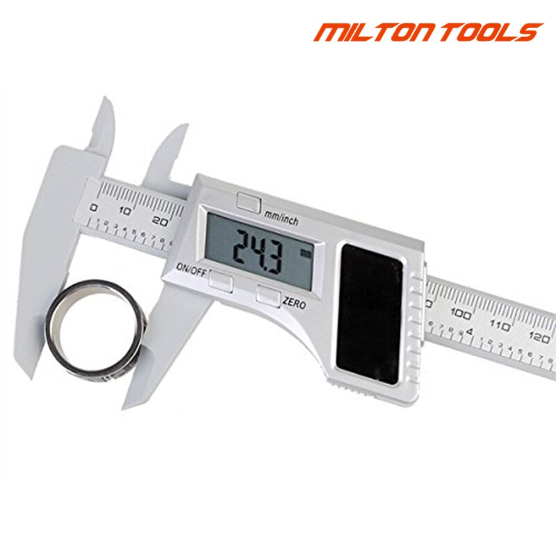 150MM/6" Solar Digital Caliper solar energy electronic vernier caliper 0-150mm solar plastic vernier caliper 8pcs/lot