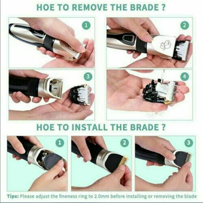 Profesjonalny zestaw robić pielęgnacji depilator zwierząt domowych kot domowy sierść psa trymer kliper elektryczne zestaw robić golenia maszynka robić strzyżenia