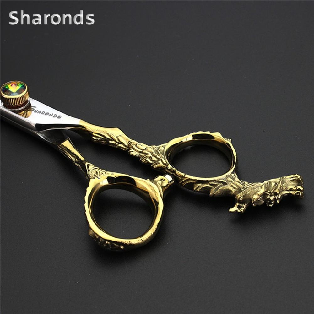 Sharonds 6 inch Japan Hair Cutting Scissors Barber Makas Scissors Salon Thinning Scissors Set
