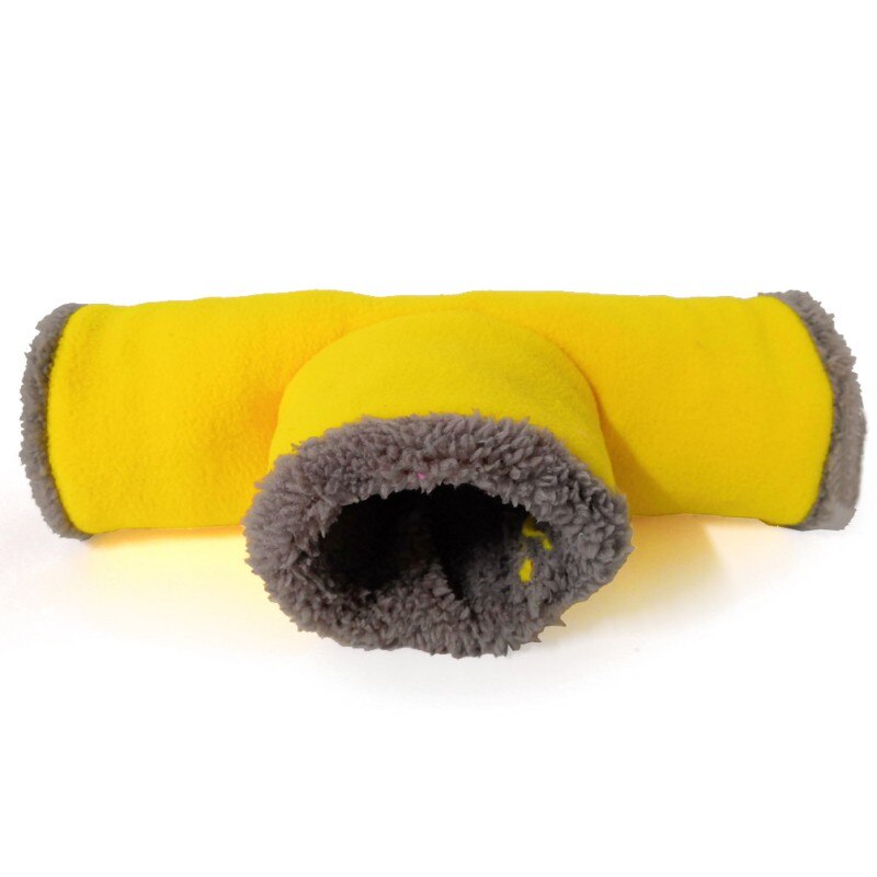 Kleine huisdier tunnel speelgoed winter warm buis bed hamster gerbil rat speelkanaal