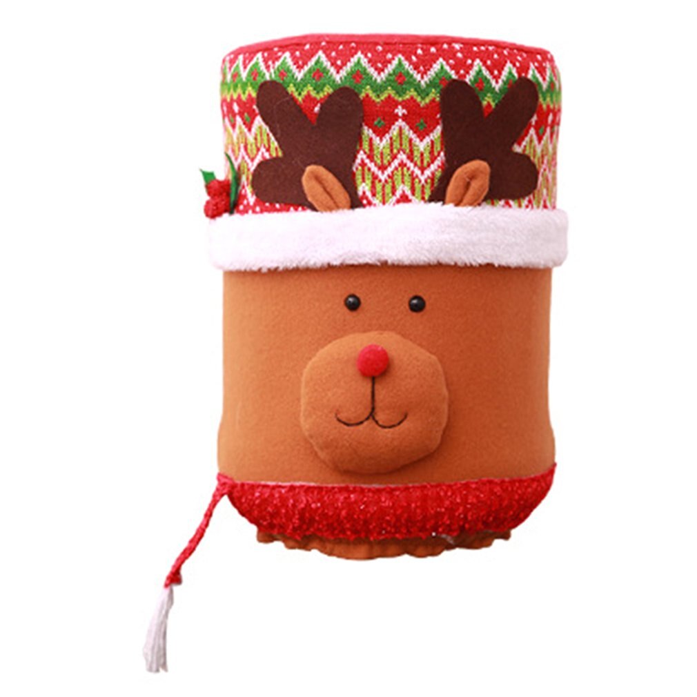 Weihnachten Dekorationen Elastische Wasser Eimer Abdeckung Dispenser Kreative Trinken Brunnen Dekorationen Nette Wasser Eimer Staub Abdeckung: deer