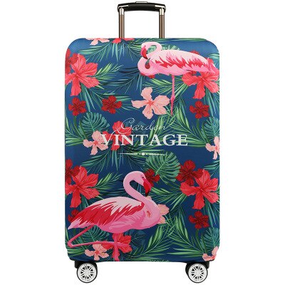 Tier druck flamingos Gepäck Schutz Abdeckungen Reise Zubehör Verdicken Elastische Anti-staub Siutcase Abdeckung Trolley Fall Abdeckung: F / L