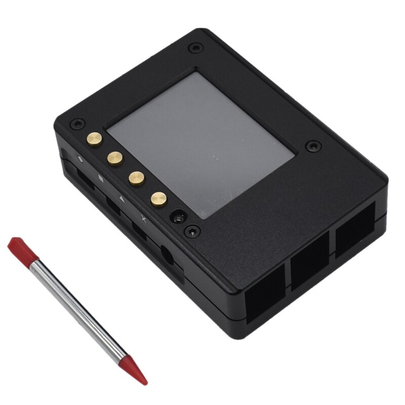 Aluminum Alloy CNC Case Kit 2.4 Inch Contact TFT Screen with Fan for Raspberry Pi 4B Contact Screen Metal Portable Box Kit: Default Title