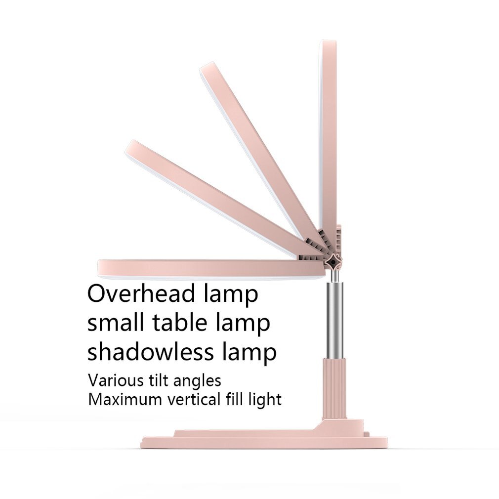 Telefone móvel anel vivo luz de preenchimento âncora beleza e iluminação artefato led luz piso suporte telescópico