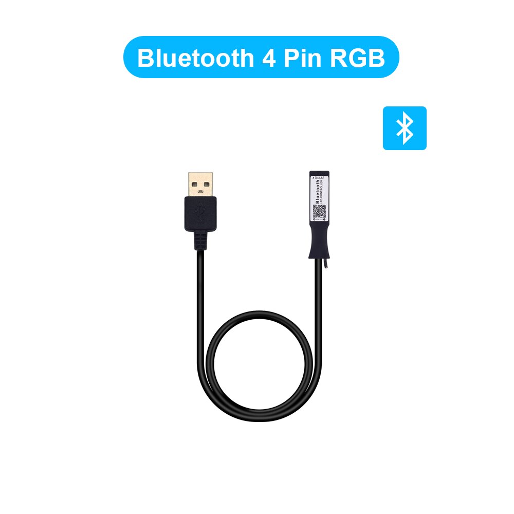 Usb ledet kontroller mini 3 nøkkel  rf 17 nøkkel musikk 20 nøkkel  ir 24 nøkkel, bluetooth app kontroll, rgbw 17 nøkkel til rgb ledet stripe lys fargeendring: Bluetooth rgb