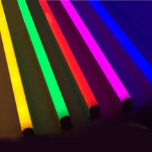 Tubo LED T5 T8 luz integrada 30cm 60cm LED tubo fluorescente lámpara de pared color bombilla Lampara 220V
