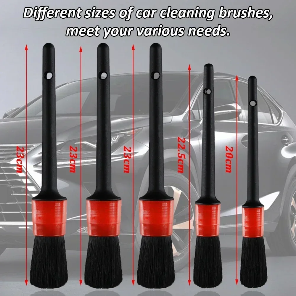 【All-in-One】Car Interior Cleaning Kit | Detailing Brushes+Sponges+Microfiber Towels+Vent Tools | Multi-Purpose Auto Care Set