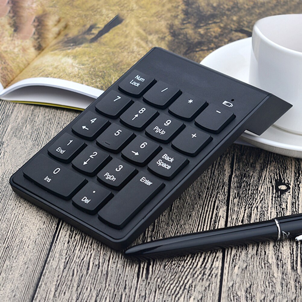 Wireless External Numeric Keypad Keyboard Wireless Numeric Keypad for Accounting Teller Laptop Notebook