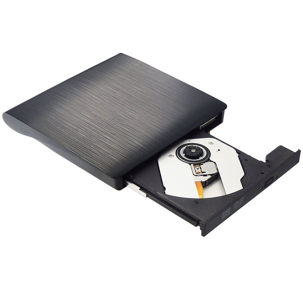 Leitor de dvd externo portátil com entrada usb 3.0, drive óptico, cd rom, desktop, pc, laptop, tablet, promoção